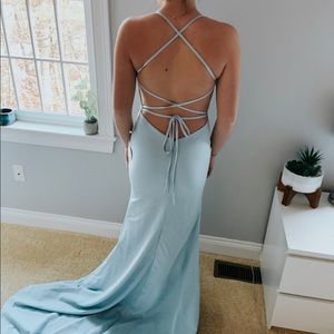 Light Blue Long/ Maxi Dress